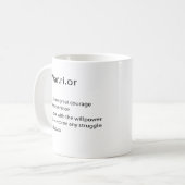 Krieger, Geschenke für benutzerdefinierte Krieger, Kaffeetasse (Vorderseite Links)