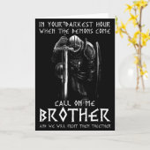 Krieger Gottes Ruf auf mich Stören Kampf Ritter Te Karte (Gelbe Blume)