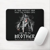 Krieger Gottes Ruf Auf Mich Stören Kampf Ritter Te Mousepad (Mit Mouse)