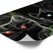 Krieger Hawfrost und Tigerstar - Der dunkle Wald Poster (Ecke)