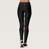 Krieger heftiger Band… Brustkrebs Leggings (Rückseite)
