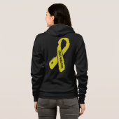 Krieger heftiger Band… Endometriosis Hoodie (Schwarz voll)
