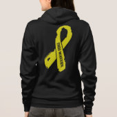 Krieger heftiger Band… Endometriosis Hoodie (Rückseite)