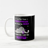 Krieger I leidet an Fibromyalgie Kaffeetasse (Links)
