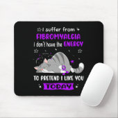 Krieger I leidet an Fibromyalgie Mousepad (Mit Mouse)