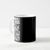 Krieger Ich werde die Multiple Sklerose wieder erl Kaffeetasse (Vorderseite Links)