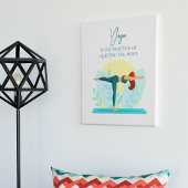 Krieger III Yoga Art - Individuell gestaltbare Ins Poster