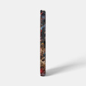 Krieger in der Schlacht iPhone Hülle (Linke Seite)