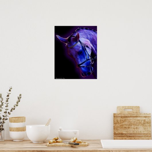 Krieger in Lila Poster (Küche)