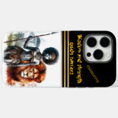 Krieger ist stolz auf einen Löwen Case-Mate iPhone Hülle (Rückseite (Horizontal))