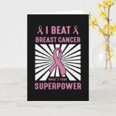 Krieger kämpfen gegen Brustkrebs Karte (Gelbe Blume)