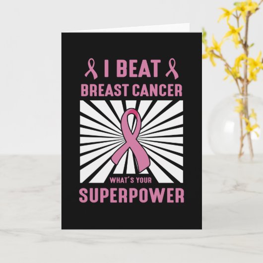 Krieger kämpfen gegen Brustkrebs Karte (Gelbe Blume)