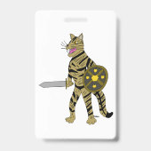 Krieger Katze Ausweis (Rückseite)