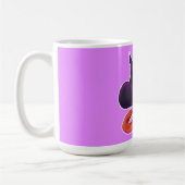 Krieger-Katzen-lesbische Prinzessin Loving Mug Kaffeetasse (Links)