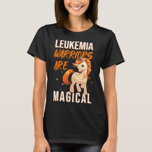 Krieger Magical Unicorn Orange Ribbon Hämatologe T-Shirt