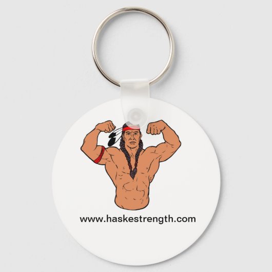 Krieger mit alternativem HASKE-Logo-Schlüsselanhän Schlüsselanhänger (Vorderseite)