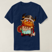 Krieger mit Bart T-Shirt (Design vorne)