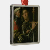 Krieger mit Bräutigam (Öl) Silbernes Ornament (Rechts)