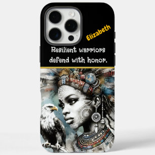 Krieger mit einem Regenadler iPhone 16 Pro Max Hülle