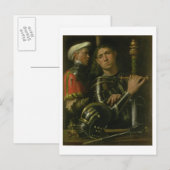Krieger mit Erdöl Postkarte (Vorne/Hinten)