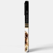 Krieger mit Federn und Löwen Case-Mate iPhone Hülle (Rückseite / Links)