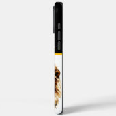 Krieger mit Federn und Löwen Case-Mate iPhone Hülle (Rückseite / Links)