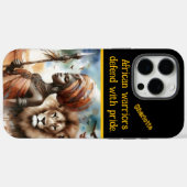 Krieger mit Löwenkraft Case-Mate iPhone Hülle (Rückseite (Horizontal))