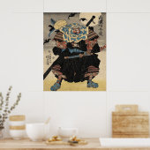 Krieger-Mönch Musashibō Benkei Poster (Küche)