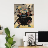 Krieger-Mönch Musashibō Benkei Poster (Heimbüro)