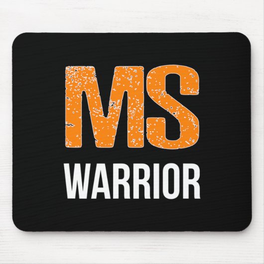 Krieger-Multiple-Sklerose-Bewusstsein Mousepad (Vorne)
