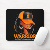 Krieger Multiple Sklerose Bewusstsein Schwarze Fra Mousepad (Mit Mouse)