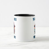 Krieger-Piratenschädel: Tag der Toten Tasse (Zentrum)