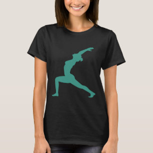 Krieger Pose I Yoga Vector T-Shirt