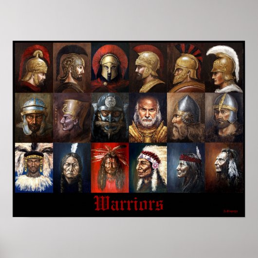 Krieger Poster (Vorne)