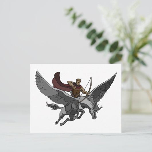 Krieger Postkarte (Stehend Vorderseite)