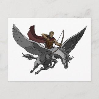 Krieger Postkarte