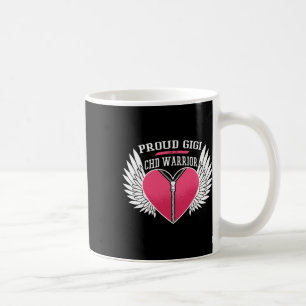 Krieger Proud Gigi Zipper Herz mit Engel Flügel Kaffeetasse