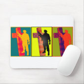 Krieger Quer#2 Mousepad (Mit Mouse)