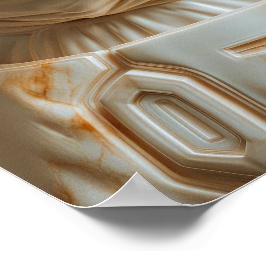 Krieger schlagen Wall Art zurück Poster (Ecke)