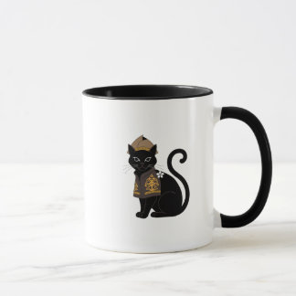 Krieger Schwarze Katze Kaffeetasse