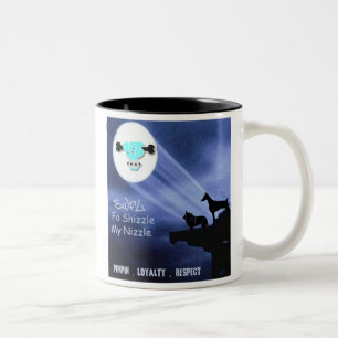 Krieger-Signal-Tasse Zweifarbige Tasse