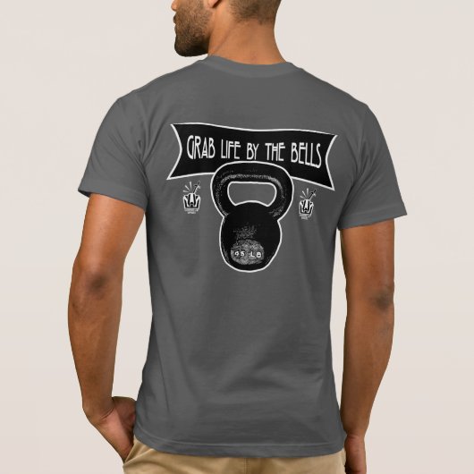 Krieger sind auf dem besten Weg: Kettlebell T-Shirt (Rückseite)
