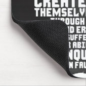 Krieger sind nicht geboren und sie werden nicht ge mousepad (Ecke)