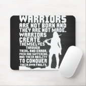 Krieger sind nicht geboren und sie werden nicht ge mousepad (Mit Mouse)