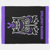 Krieger/Stämme...Epilepsie Fleecedecke (Vorderseite (Horizontal))