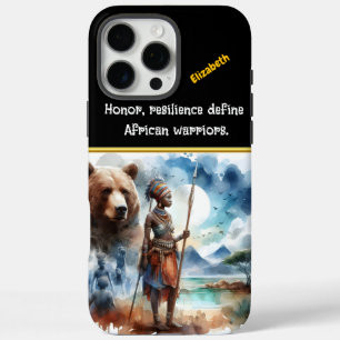 Krieger steht stark gegen die Natur iPhone 16 Pro Max Hülle