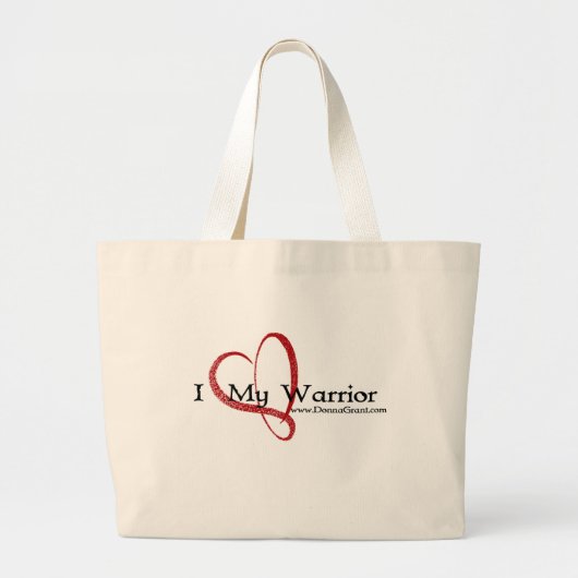 Krieger-Tasche Jumbo Stoffbeutel (Vorne)