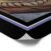 'Krieger & Tiger' Art Deco Print by Major Felten Poster (Ecke)