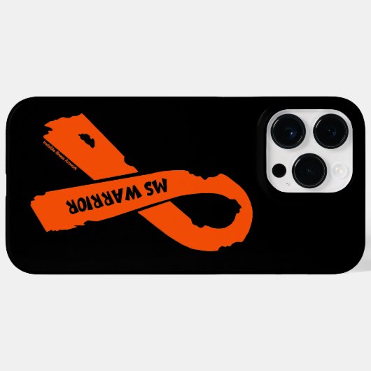 Krieger/Torn Ribbon...MS Case-Mate iPhone Hülle (Rückseite (Horizontal))