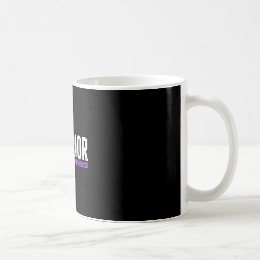 Krieger Überlebender Kämpfer Lupus-Bewusstsein sle Kaffeetasse (Rechts)